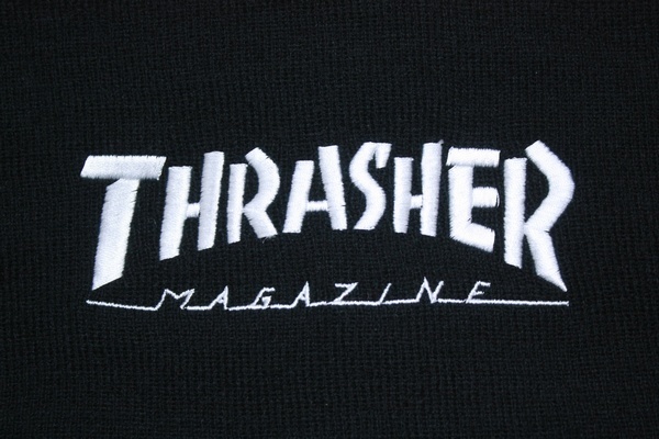新品 THRASHER ネックウォーマー スラッシャー ストリート スケボー スケーター マフラー 防寒具 ブラック 黒 21TH-K50_画像3