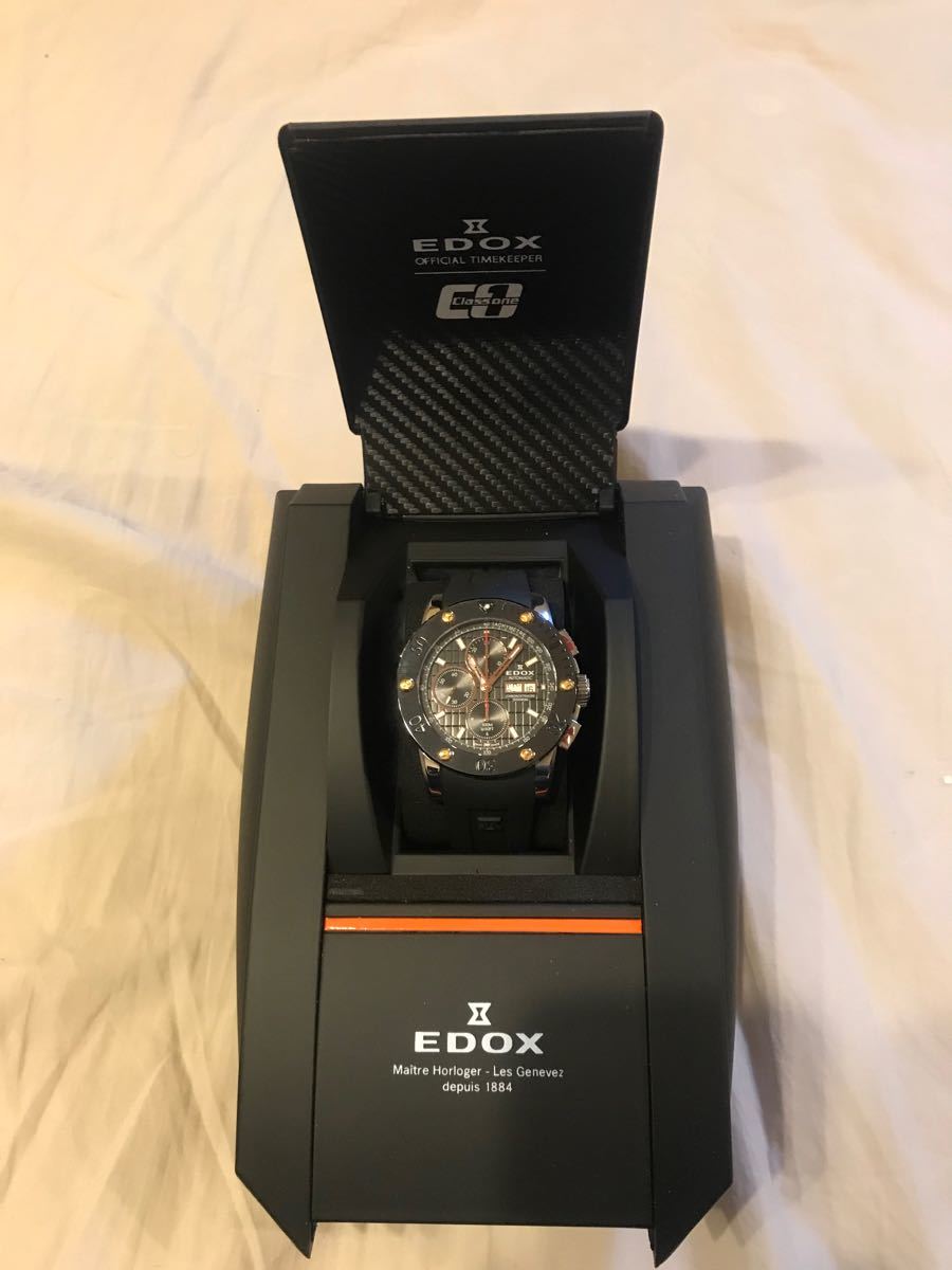 廃盤モデル　EDOX　エドックス　クラス1・クロノオフショア・オートマチック