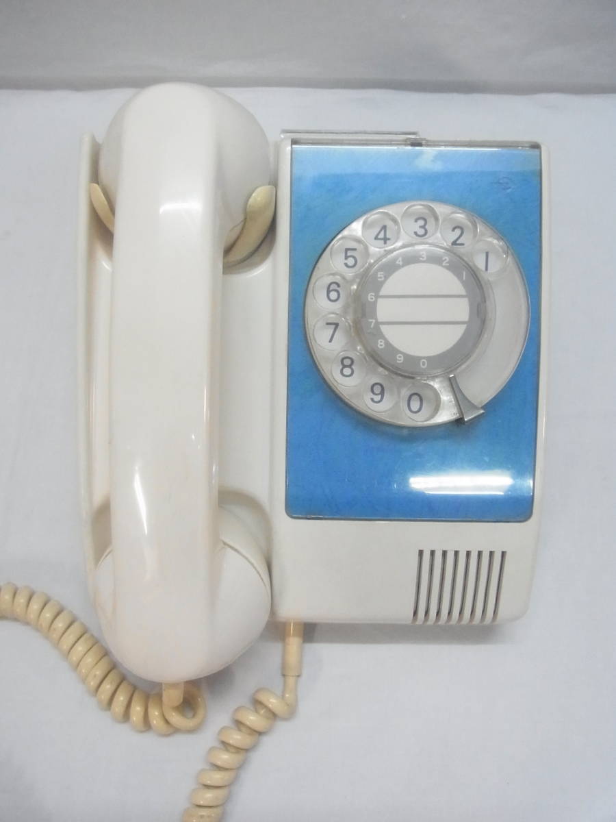 ヴィンテージ青い花柄ダイヤル式電話 Yahoo!オークション - 80's ヴィンテージ kanda ダイヤル式