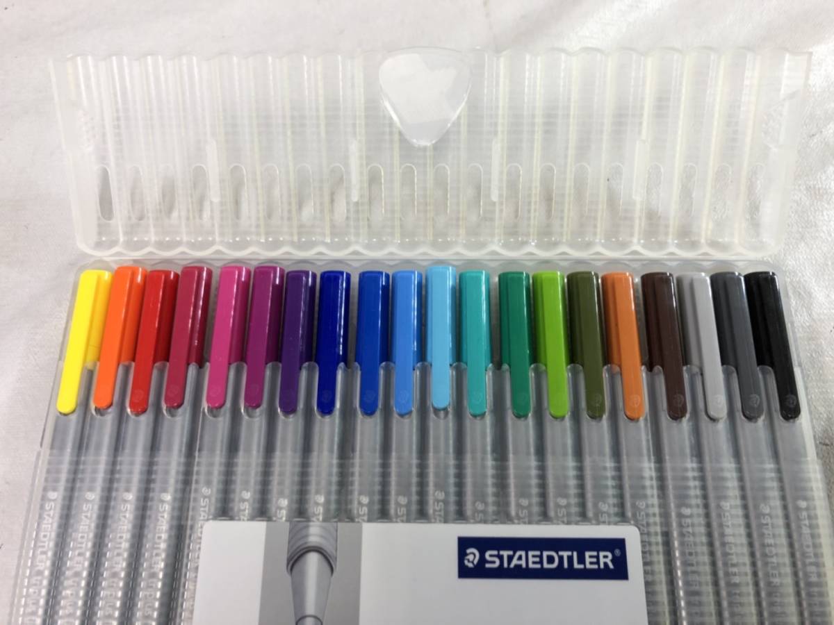 （160）未使用 STAEDTLER ステッドラー トリプラスファインライナー20色 2セット 細書きペン 水性インクペン 0.3mm 334SB20_画像3