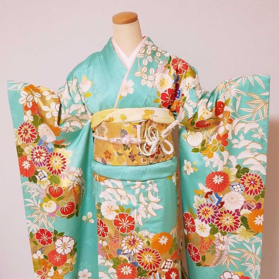 新品・特選 ・久保耕 久美すがた』 手描き京友禅 振袖 新品・特選 ・久保耕 久美すがた』 手描き京友禅 振袖