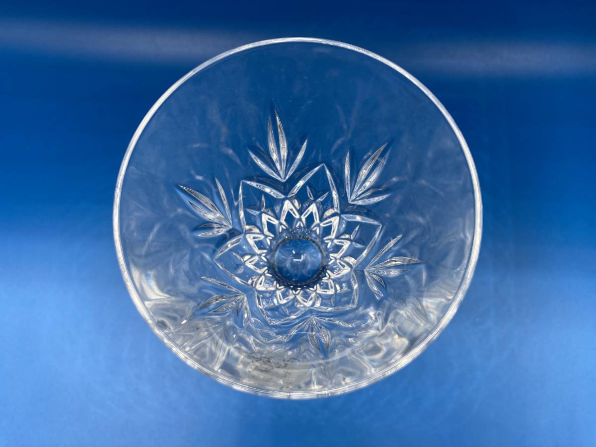 【未使用 箱なし】Cristal d'Arques(フランス）　★クリスタル　ワイングラス　2客　★サイズ 80×高さ190mm_画像5