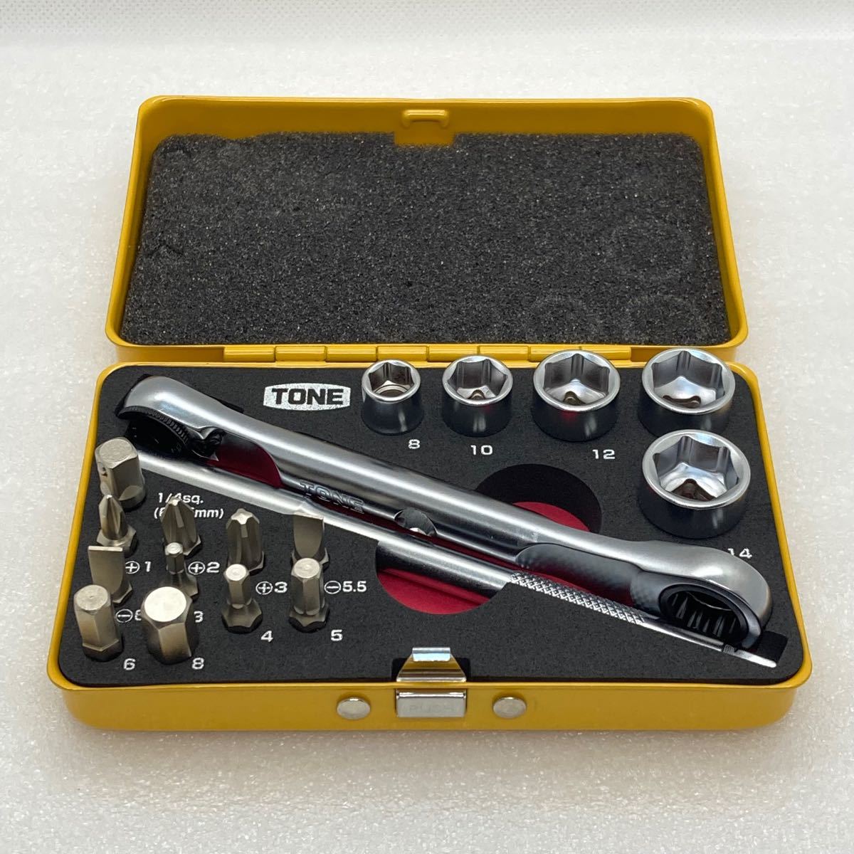 新品】TONE MIX21620MY 6 3sq ソケットレンチビットセット 新品】TONE MIX21620MY 6 3sq ソケットレンチビットセット