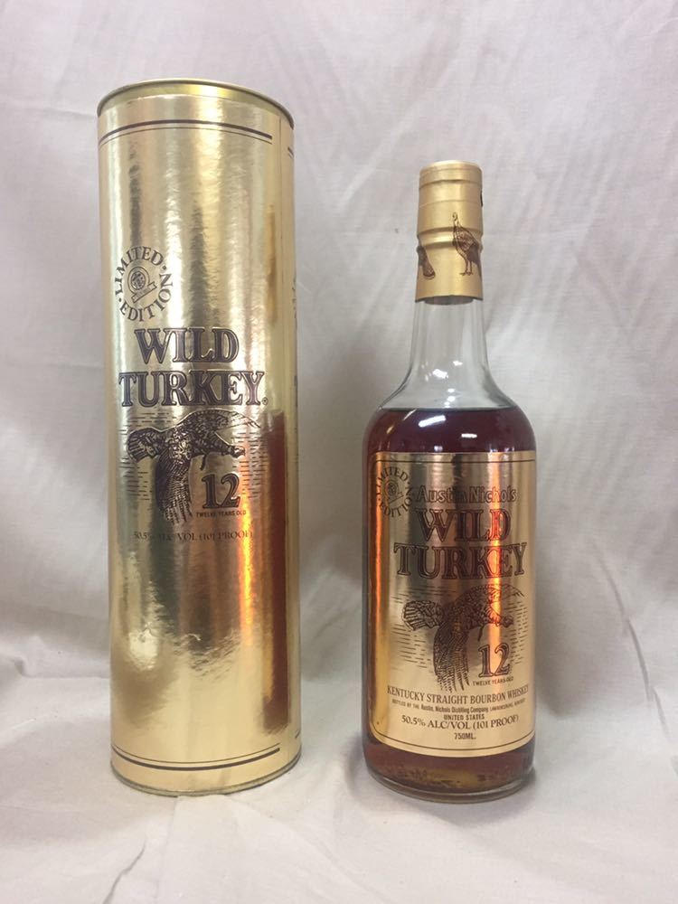 T1448】1円スタート 未開栓 古酒 WILD TURKEY ワイルドターキー12年