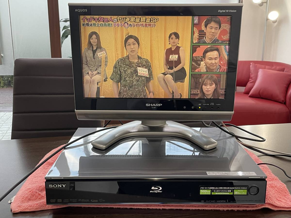 ★【本体/電源ケーブル/HDMIケーブル】SONY(ソニー) ブルーレイディスク/DVDレコーダー BDZ-L95 HDD:500GB★メーカー修理済品_HDD再生画像