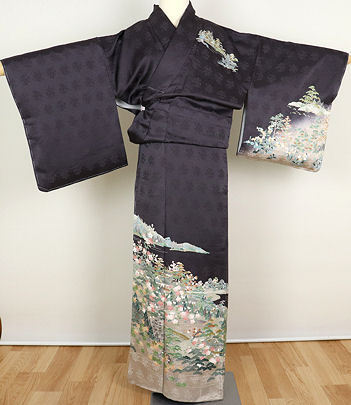 2022新入荷 訪問着 袷 正絹 紫 山水画 屋敷風景 Lサイズ ki23267 新品 着物 レディース 公式行事 送料無料 仕立て上がり 2022新入荷 訪問着 袷 正絹 紫 山水画 屋敷風景 Lサイズ ki23267 新品 着物 レディース 公式行事 送料無料 仕立て上がり