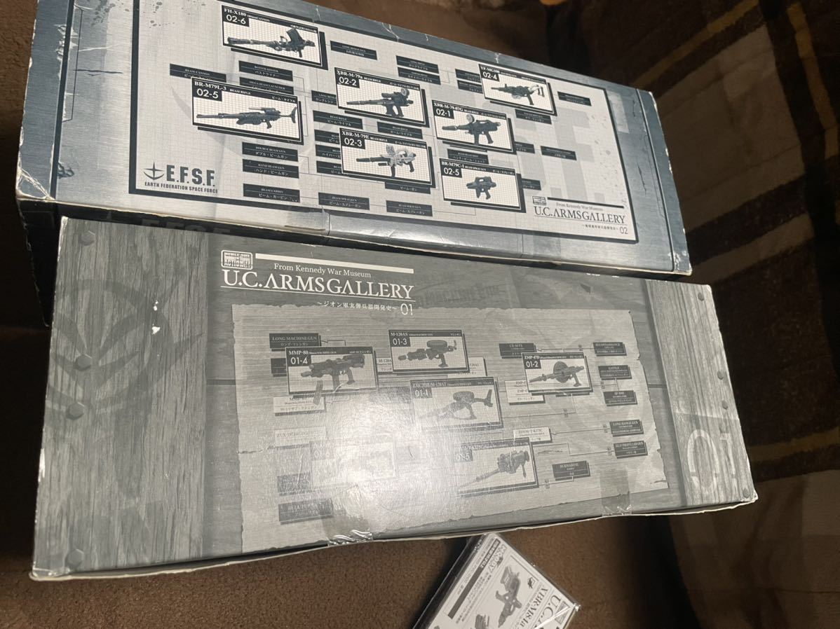 UC アームズギャラリー シリーズbox 1 &2（2はひとつ無し）と TR-1ヘイズル用 ライフル（雑誌付録）セットの画像5