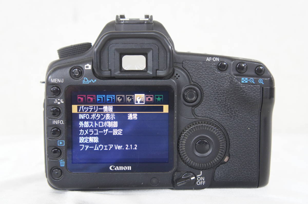 ⑧ Canon キャノン EOS 5D MarkⅡ デジタル一眼 デジタルカメラ EF 100mm F2 レンズ バッテリー 充電器 0601150601_画像4