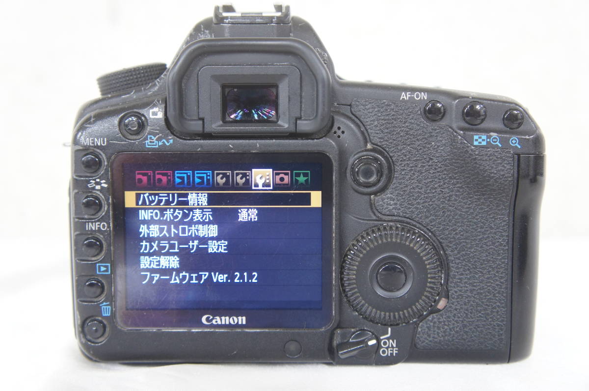 ⑪ Canon キャノン EOS 5D MarkⅡ デジタル一眼 デジタルカメラ EF 100mm F2 レンズ バッテリー 充電器 0601150601_画像4