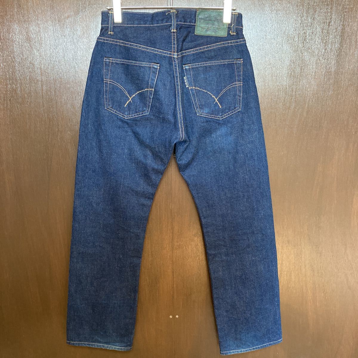 濃紺 BLUE BLUE ブルーブルー デニム パンツ 32 ボタンフライ 濃紺 BLUE BLUE ブルーブルー デニム パンツ 32 ボタンフライ