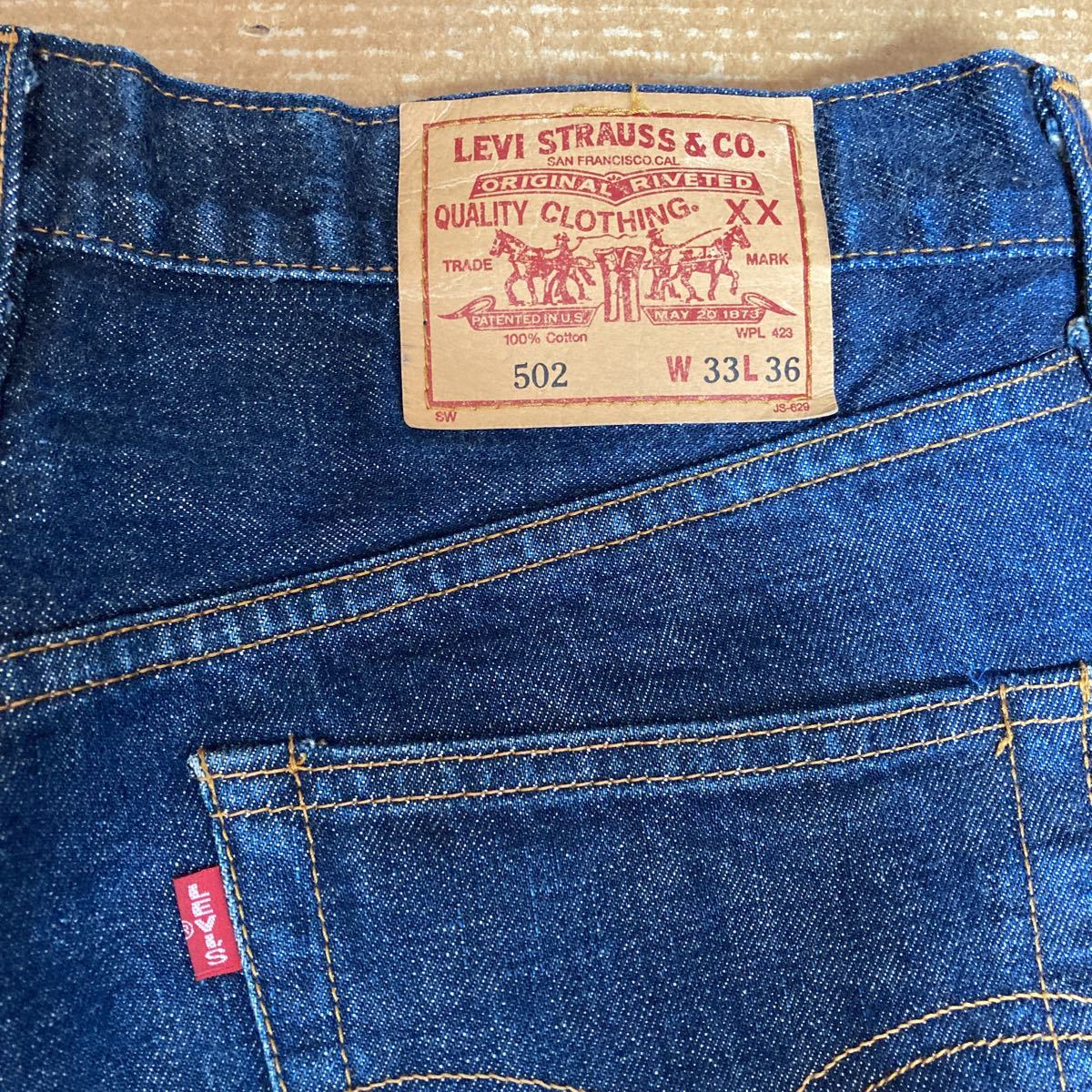 濃紺 90s 97年製 日本製 復刻 Levi's リーバイス 502-XX 140周年 濃紺 90s 97年製 日本製 復刻 Levi's リーバイス 502-XX 140周年