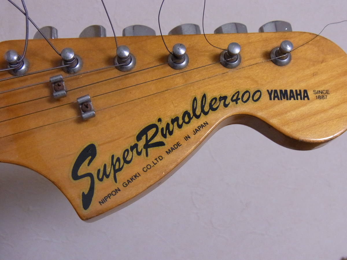 古いエレキギター YAMAHA Super R'nroller 400 SINCE1887ヤマハ スーパーロックンローラー ハードケース付き