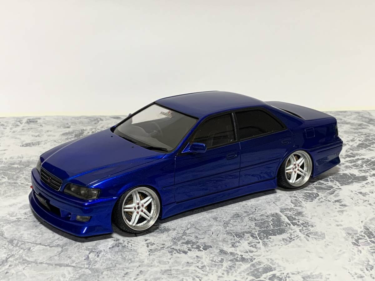 アオシマ 1／24 VERTEX JZX100チェイサーツアラーV 完成品