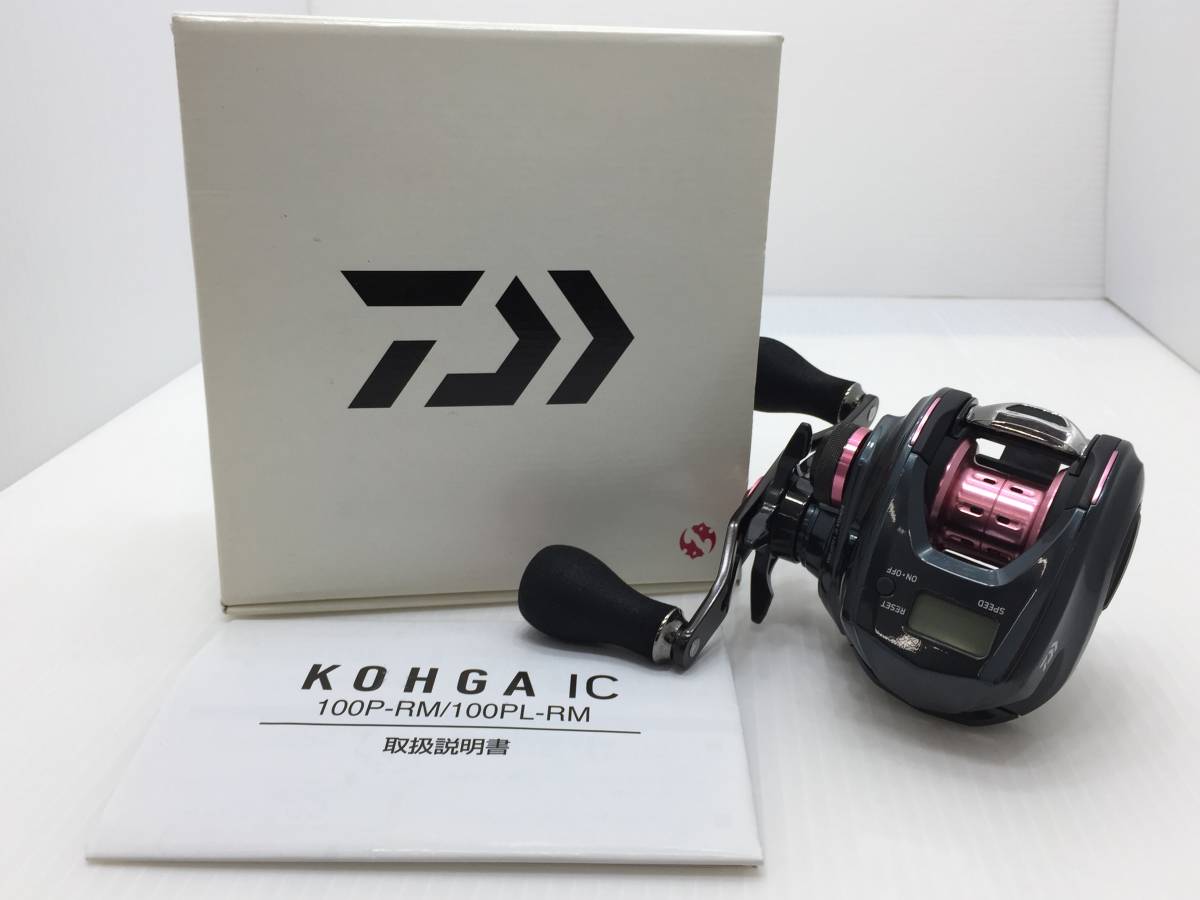 □ DAIWA ダイワ 18 紅牙 IC 100P-RM カウンター付 ベイト リール