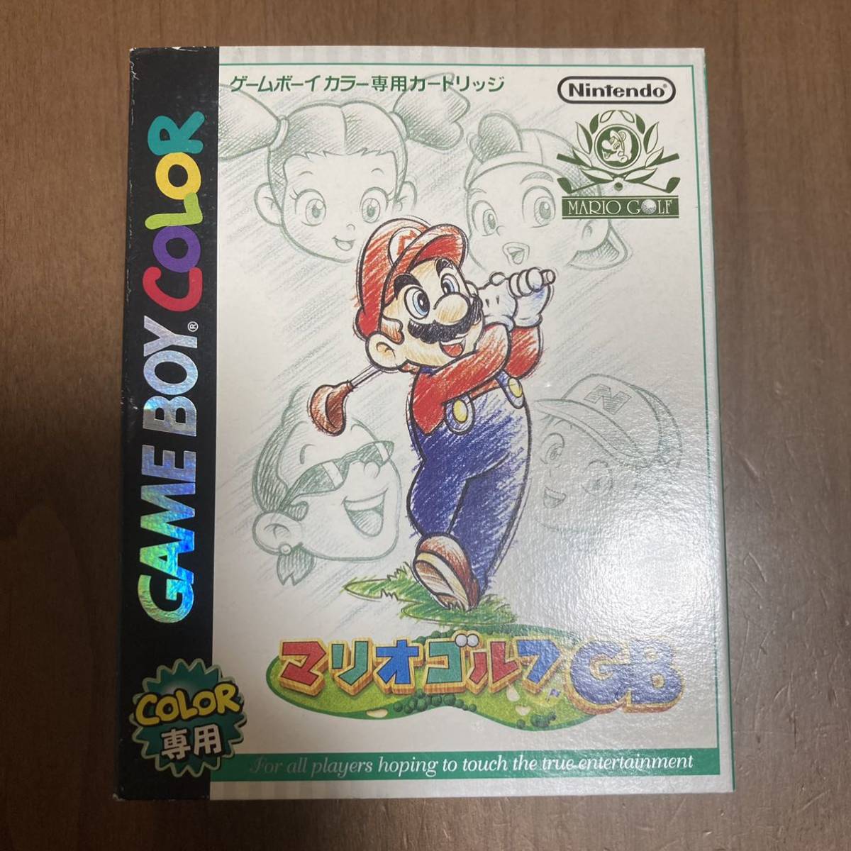 ゲームボーイカラー GBC マリオゴルフ GB 箱　説明書つに