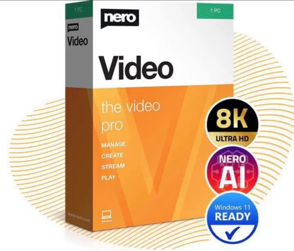 Nero Video 2022 SE 日本語対応 Windows 動画編集