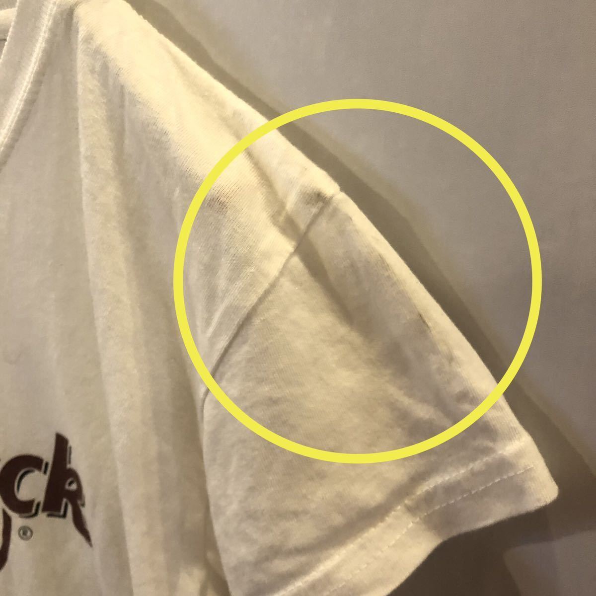 Hard Rock CAFE Hard Rock Cafe short sleeves T-shirt print T-shirt white lady's XS size [AY0158]