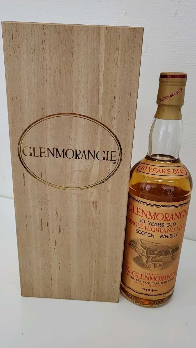 ●【未開栓】古酒 グレンモーレンジ GLENMORANGIE モルト スコッチ ウイスキー 10年 アルコール分43度 750ml シングル ハイランド 箱付き_画像1