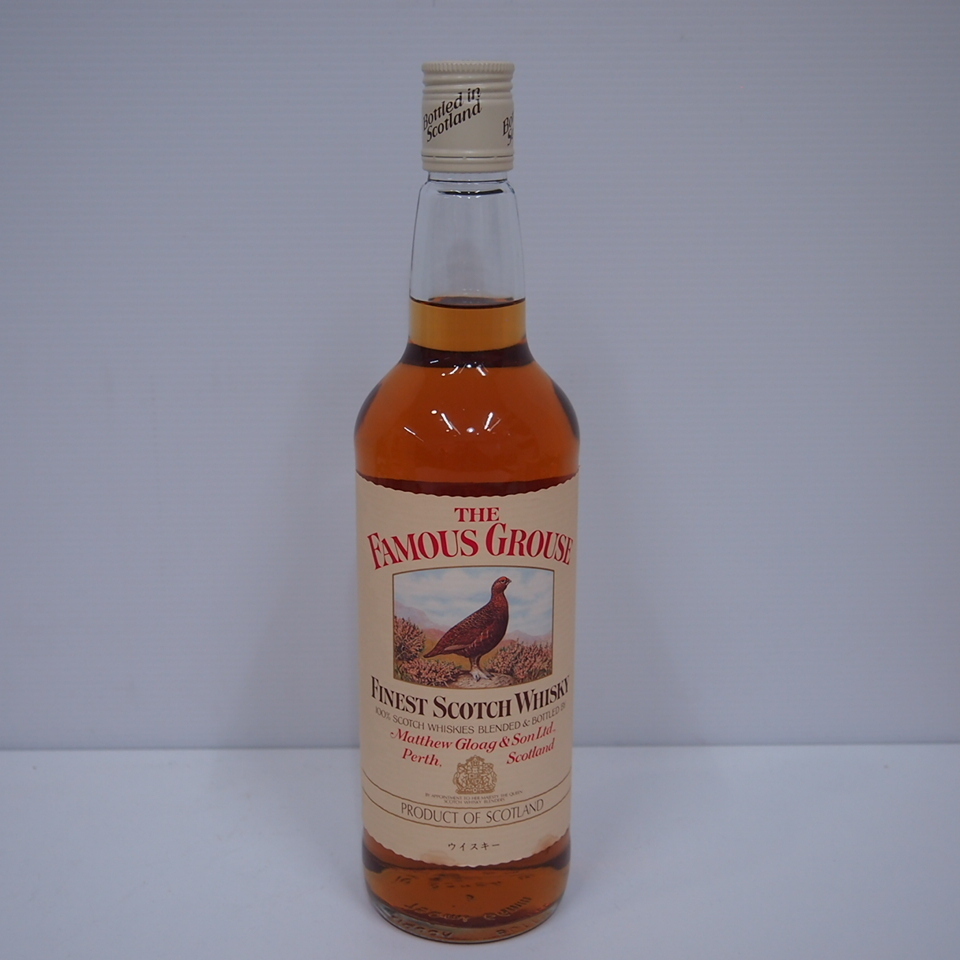 L19691B3K☆ FAMOUS GROUSE フェイマスグラウス ファイネスト スコッチ ウイスキー 750ml 43% 古酒 未開栓_画像2