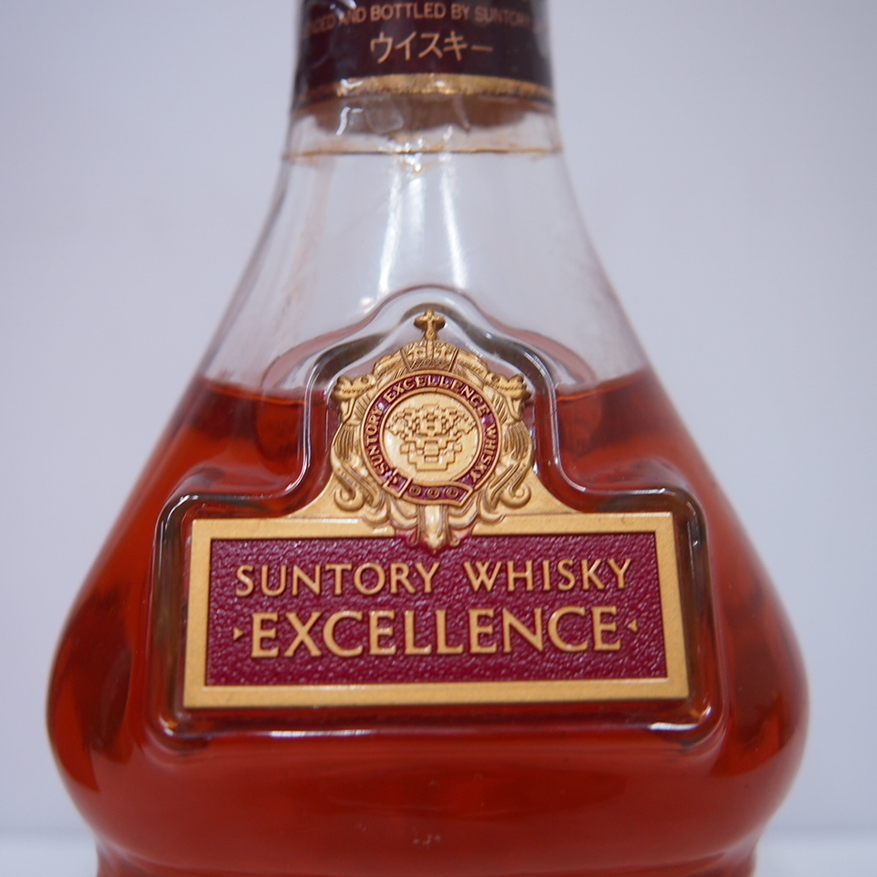 L20015HE2R ☆ 漏れ跡あり 1円スタート SUNTORY WHISKY EXCELLENCE サントリーウイスキーエクセレンス 750ml 43％ 国産 ウイスキー 漏れ有_画像5