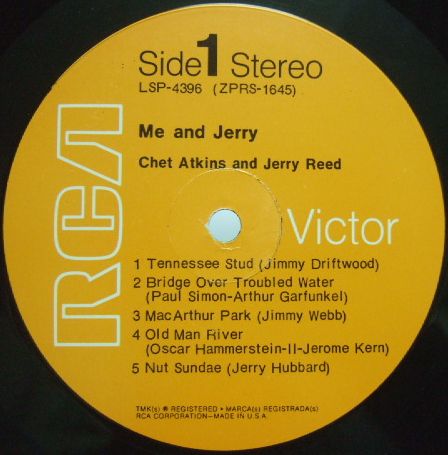 ３枚で送料無料【米RCA Victor】Chet Atkins and Jerry Reed/Me And Jerry_画像2