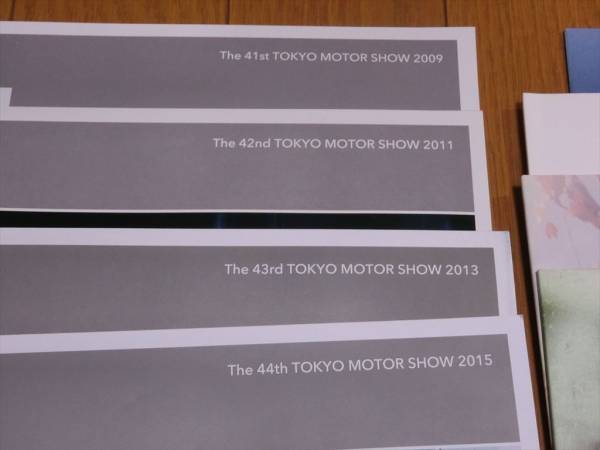 2003年－2015年東京モーターショー　スバル パンフレット７冊組_画像2