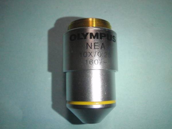 O001-NEA-1 OLYMPUS製対物レンズ NEA10x/10.25　160/-_画像1