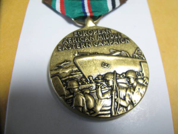アメリカ　ヨーロパ・アフリカ・中東戦争記念メダル　1941-1945_画像2