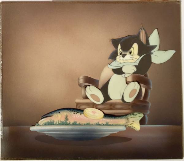 ディズニー ピノキオ フィガロ 原画 セル画 限定 レア Disney 