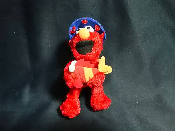  Elmo soft toy badge height : approximately 120mm