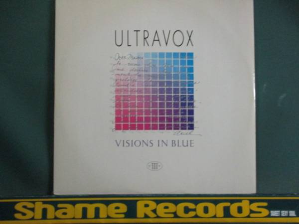 Ultravox ： Visions In Blue // 5点で送料無料 12''_画像1
