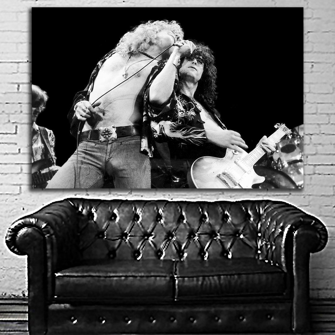 レッド・ツェッペリン Led Zeppelin 特大 ポスター 150x100cm 海外 ロック アート グッズ 写真 雑貨 フォト ジミー・ペイジ ゼッペリン 12