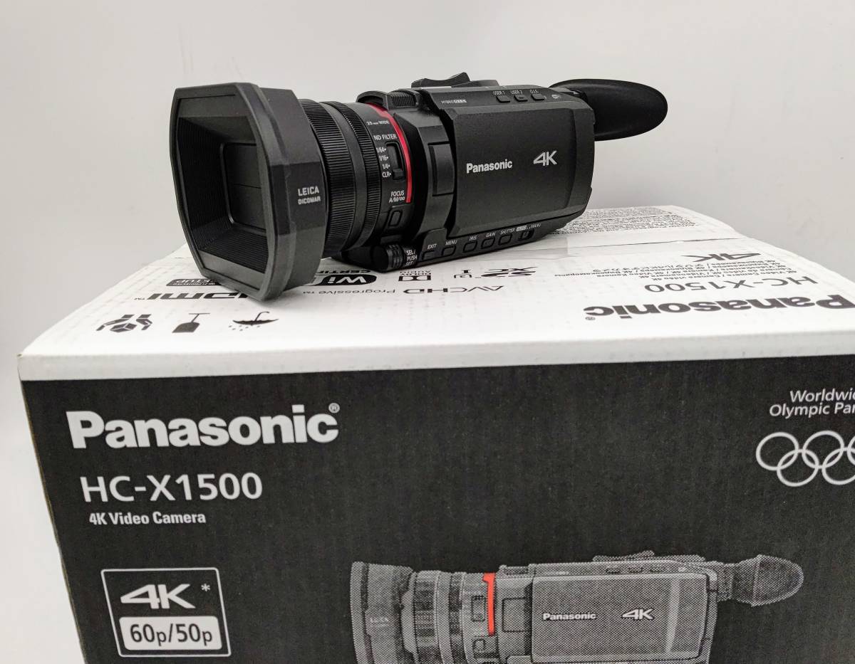 同梱不可】 中古 業務用ビデオカメラ 60p 4K HC-X1500 Panasonic - パナソニック - labelians.fr