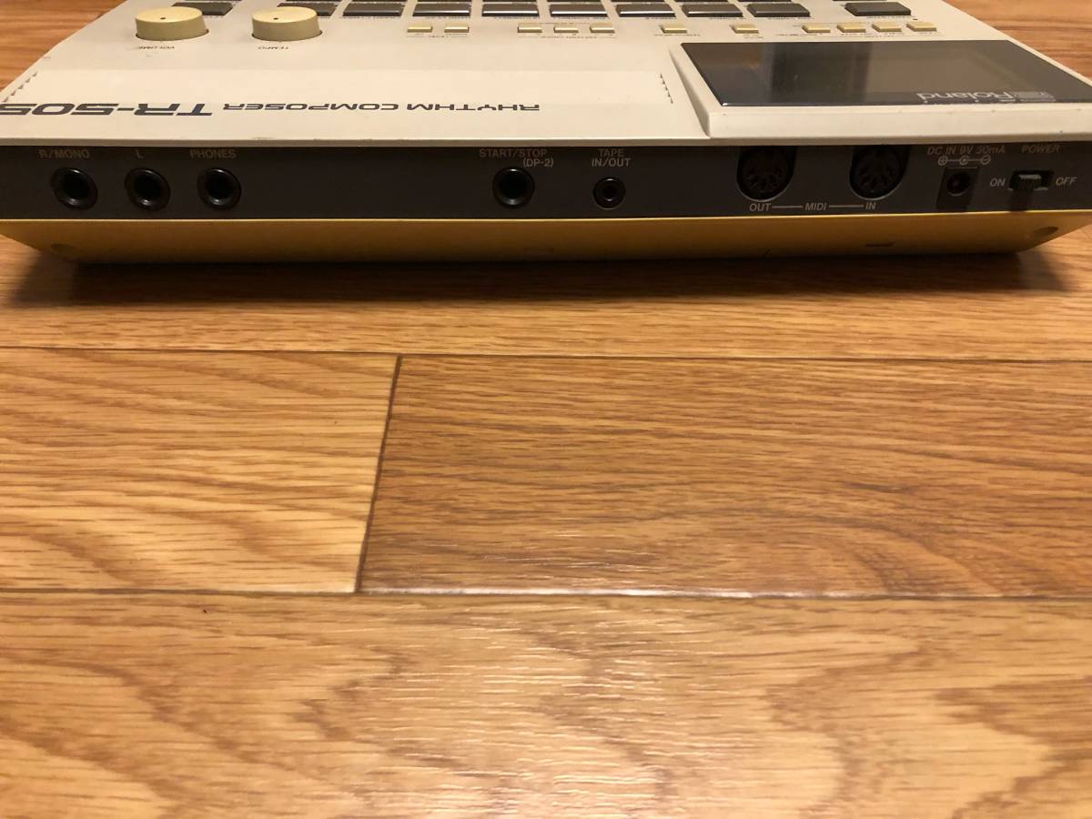 Roland TR-505 リズムマシン ローランド 通電確認済み_画像3