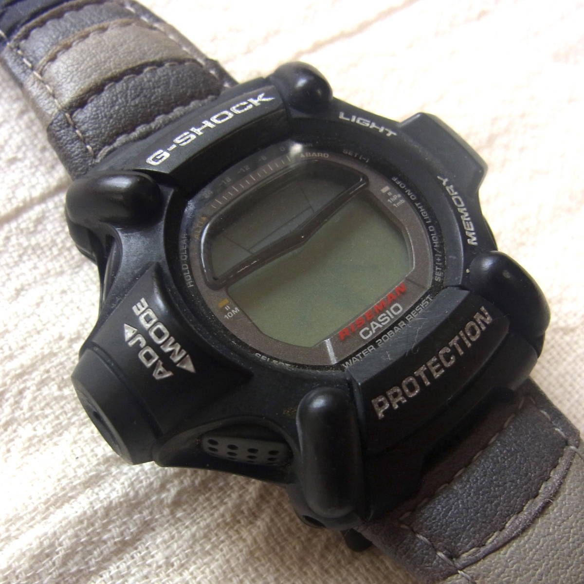 CASIO【G-SHOCK】DW-9100／RISEMAN／ライズマン／カシオ腕時計／デジタル／Gショック／ブラック日本代购,买对网