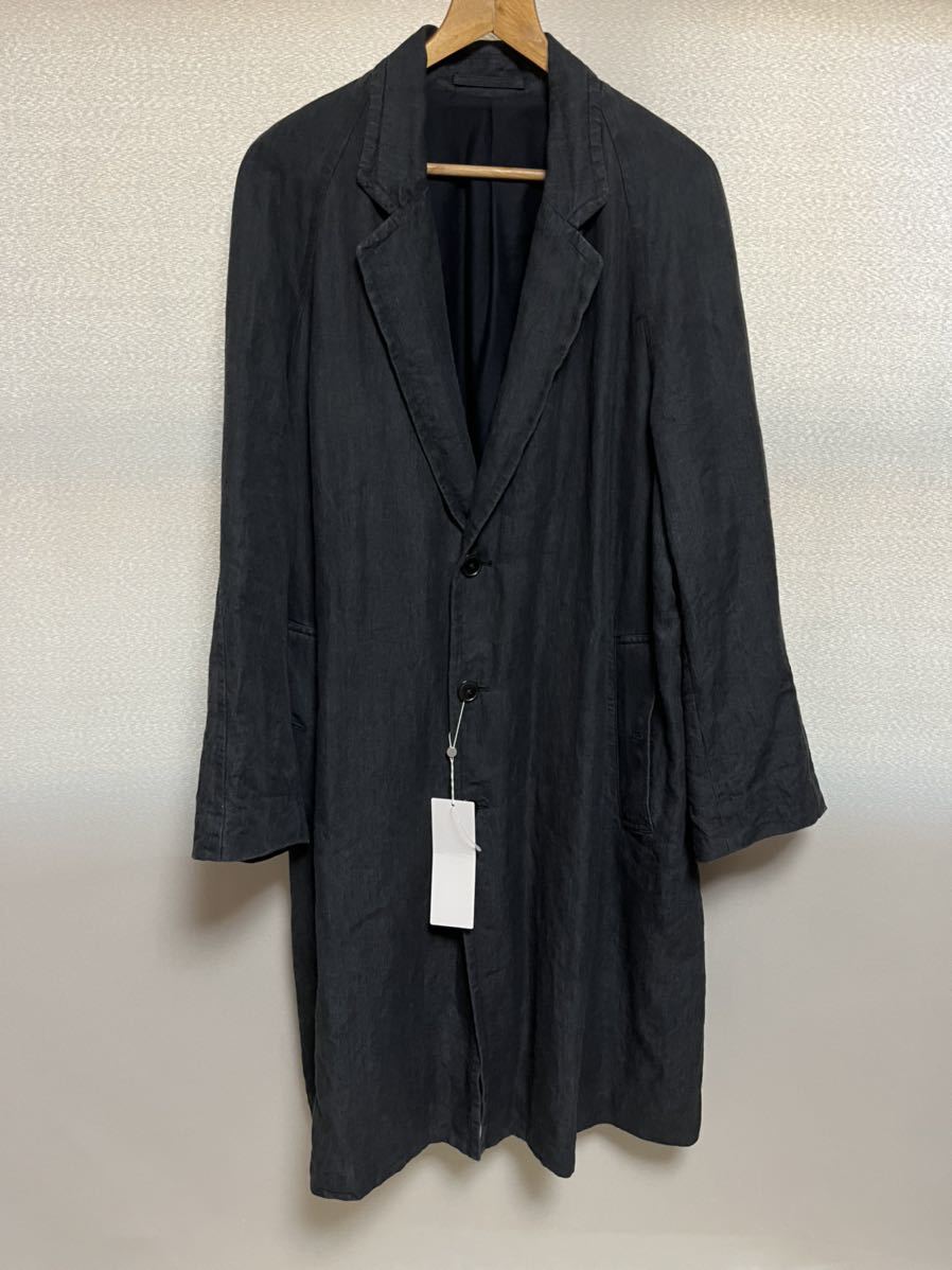 としはご 超美品 ロング丈 リネン シルク 0サイズ COMOLI テーラード