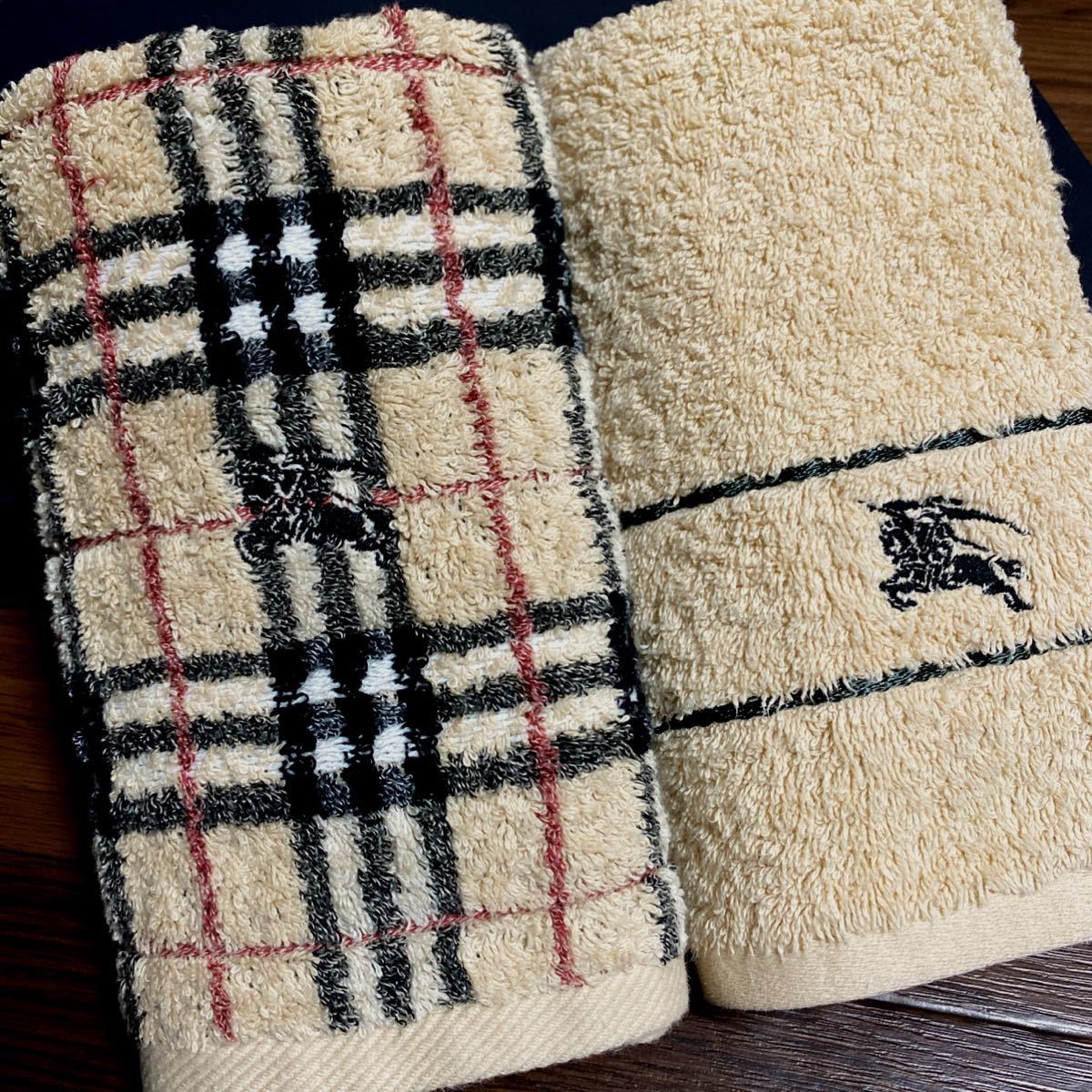 お値下げしました BURBERRY バーバリー フェイスタオル2枚|PayPayフリマ