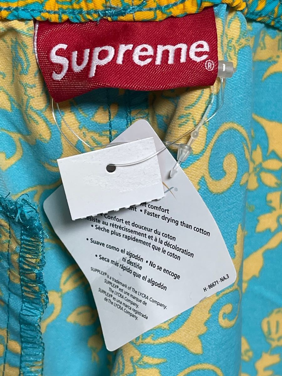 M】SUPREME 20ss WARM UP PANT TEAL FLORAL | noonanwaste.com
