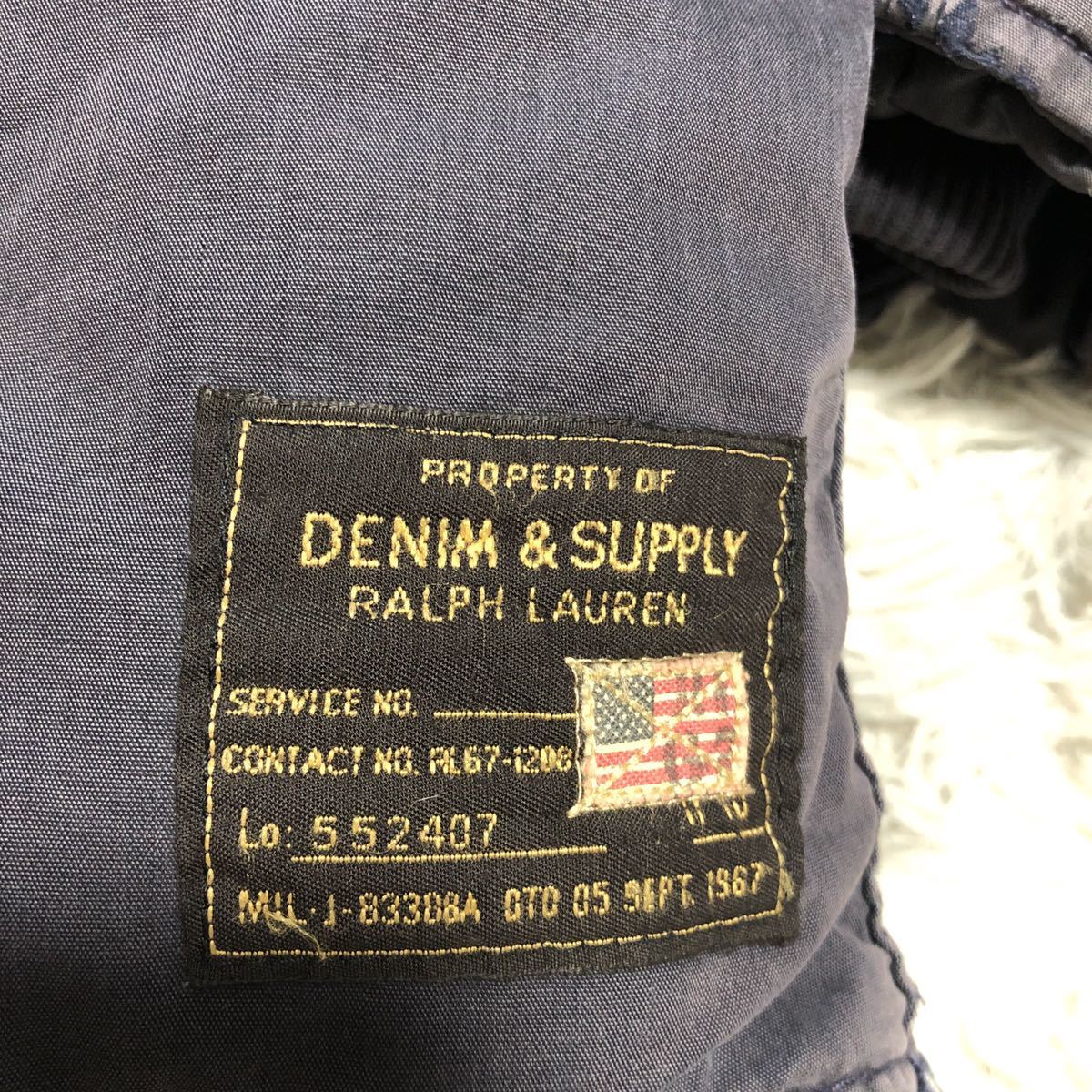 DENIM&SUPPLY RALPH LAUREN デニム&サプライ ラルフローレンN3-B DENIM&SUPPLY RALPH LAUREN デニム&サプライ ラルフローレンN3-B