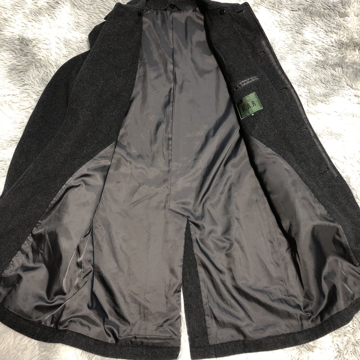 状態良 日本製 YOHJI YAMAMOTO DURBAN A.A.R ウール カシミヤ混 ステン
