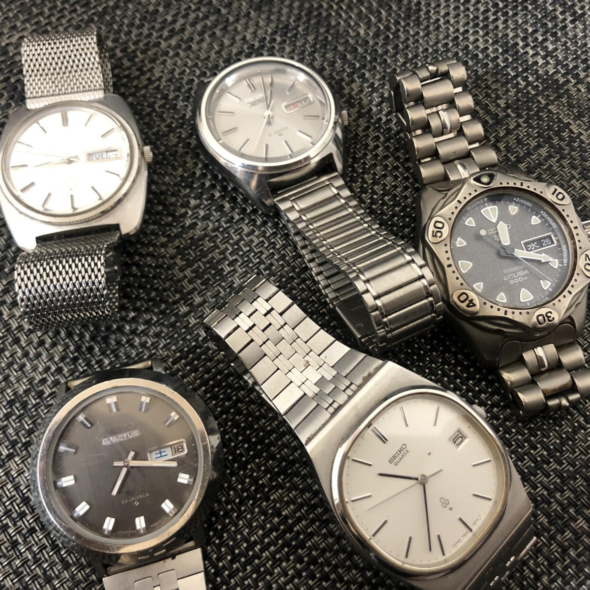 Θ越谷店【USED品】SEIKO セイコー 腕時計 11点 まとめ　稼働品・不稼働品含む 自動巻き 水晶マーク LM Dolce MAJESTA ACTUS_画像4