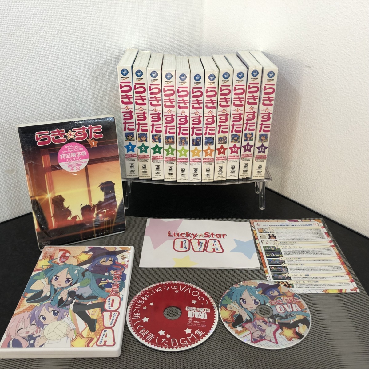 三郷店 品 Kadokawa 角川 らき すた 初回限定版 Dvd 1 12巻 Ova セット アニメ らきすた Cd Cd Rom ら行 売買されたオークション情報 Yahooの商品情報をアーカイブ公開 オークファン Aucfan Com