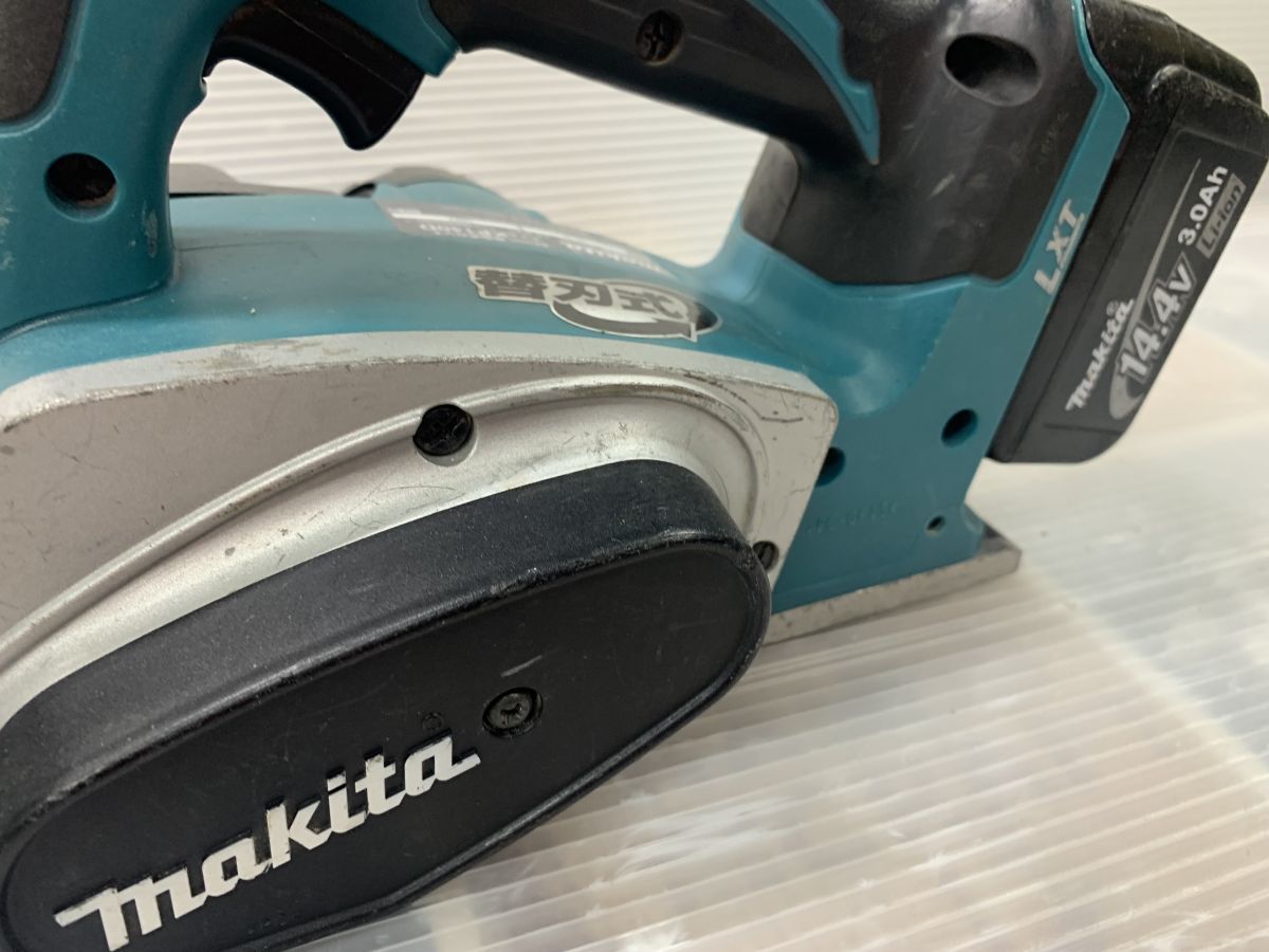 makita マキタ 14.4v 充電式82mm 電気カンナ KP140D BL1430 1個付き