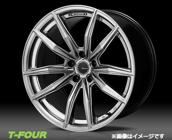 モンツァジャパン Rバージョン ブロッカー アルミホイール4本 1台分(17×7J 5-114 INSET48)スズキ ランディ C25系(ブラック)_画像1