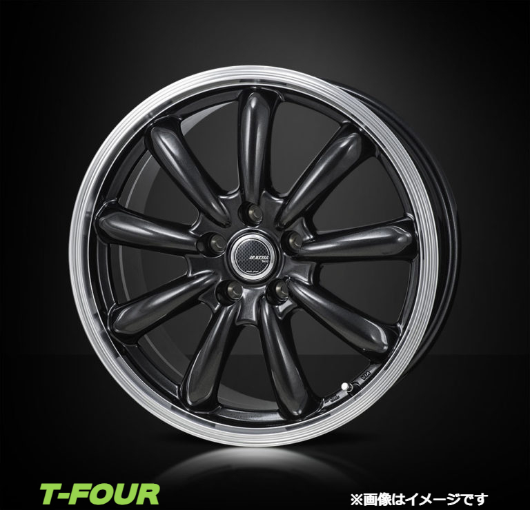 モンツァジャパン JPスタイル バーニー アルミホイール4本 1台分(17×7J 5-114 INSET53)ホンダ オデッセイ RB3 4(ガンメタ)_画像1