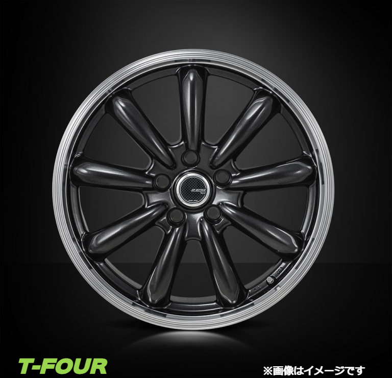 モンツァジャパン JPスタイル バーニー 1台分(17×7J 5-114 INSET53)トヨタ ヴォクシー ノア エスクァイア 70系標準(ガンメタ)_画像2