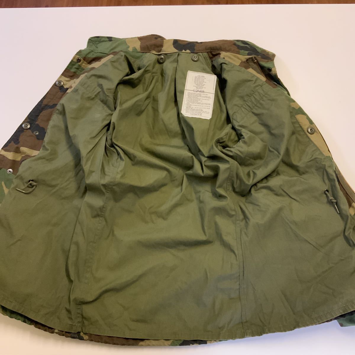 Mフィールドジャケット 米軍実物 ウッドランド 's年代XS