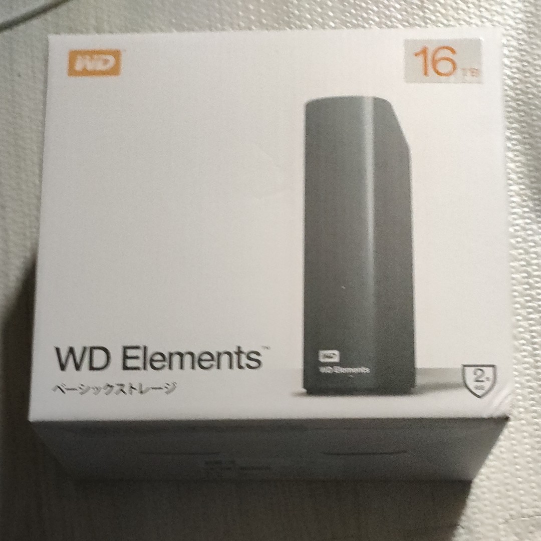 Western Digital WD  ELEMENTS 16tb  外付けハードディスク