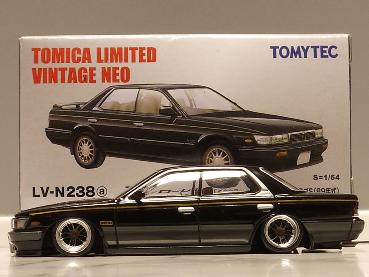 トミカリミテッドヴィンテージ 改 ローレル SGX 深リム 街道レーサー トミカリミテッド改 1/64 日産ローレル メダリスト クラブS