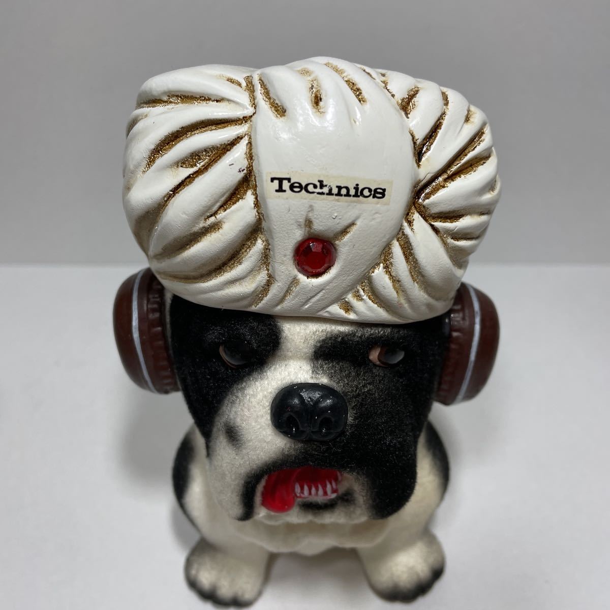 ☆Technics☆テクニクス☆ブルドッグ☆置物☆昭和レトロ☆現状品☆5点